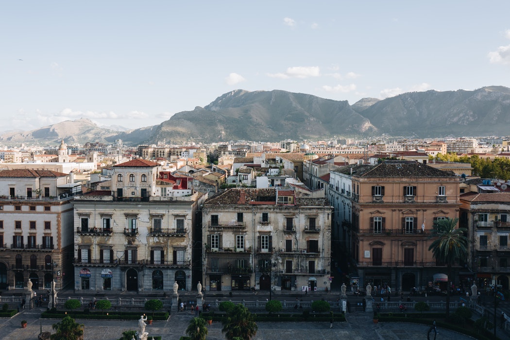 Vista dalla Cattedrale di Palermo