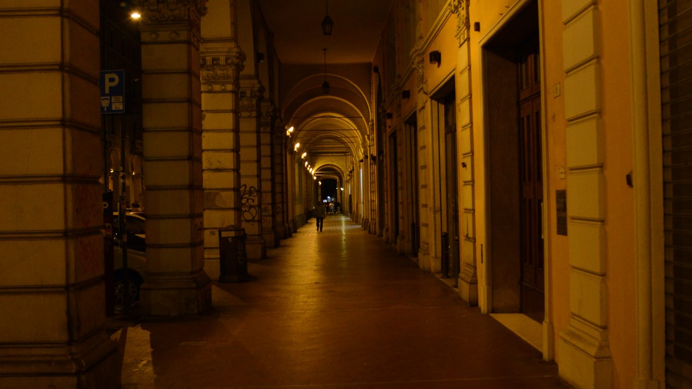 Portici di Piazza Maggiore a Bologna