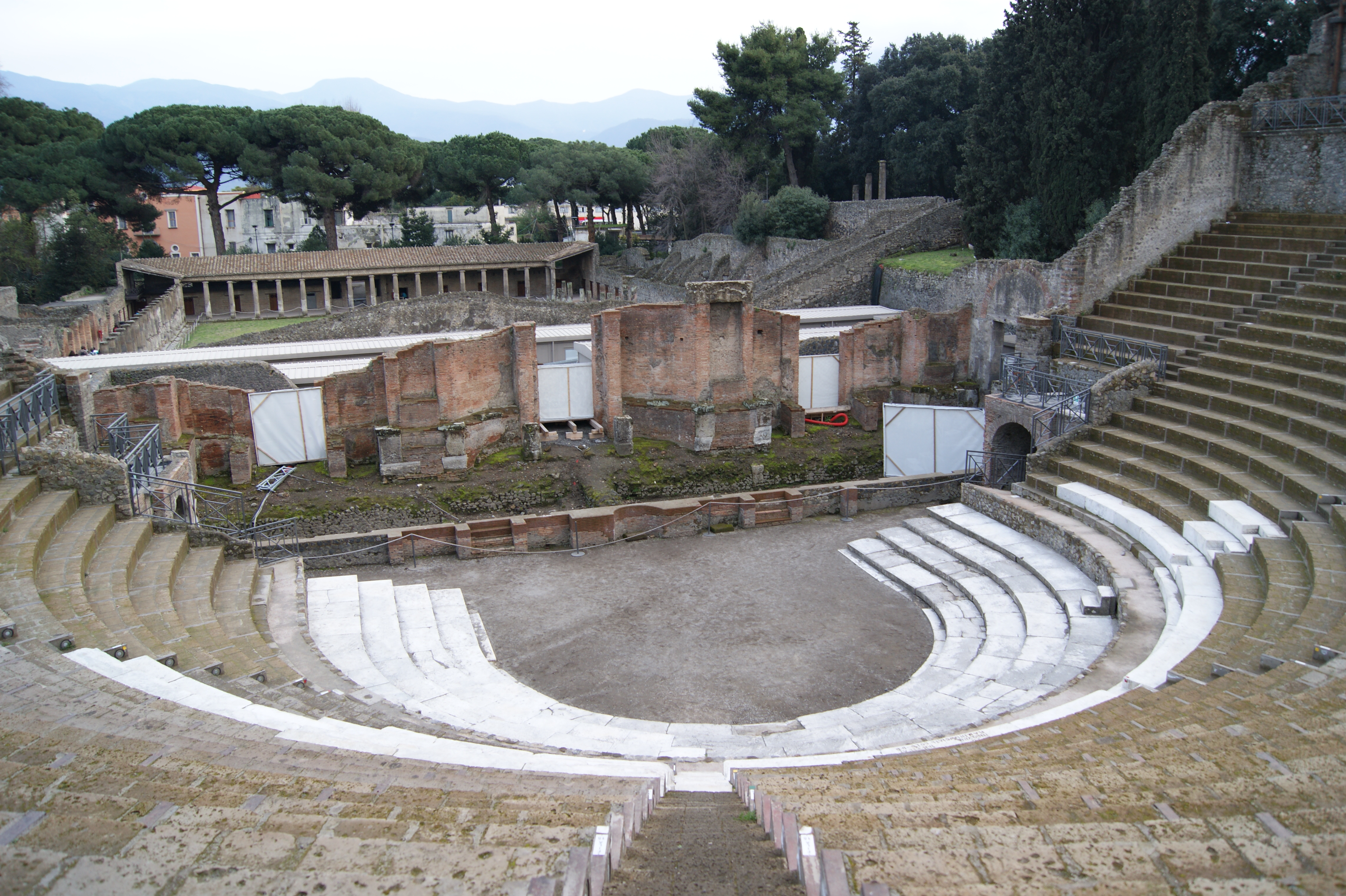 Teatro Grande nel Parco Archeologico di Pompei