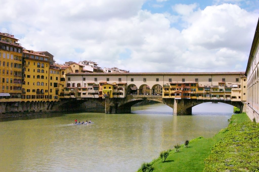 Ponte Vecchio sull'Arno a Firenze