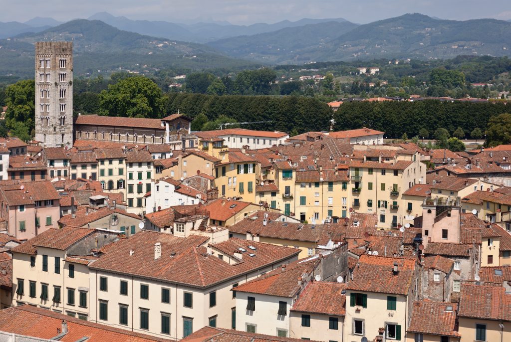 Lucca vista dalla Torre Guinigi
