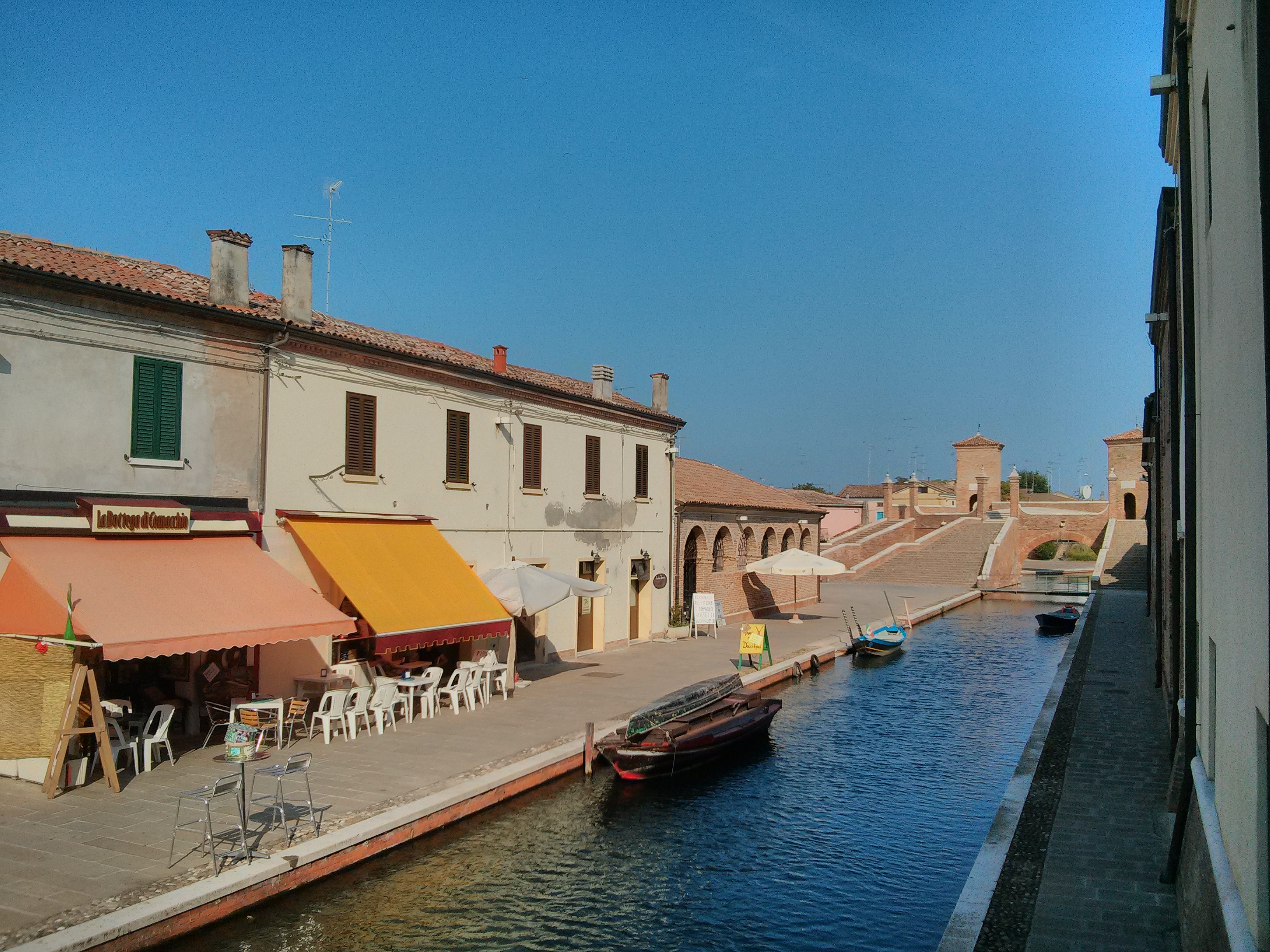 Canale nel centro storico di Comacchio