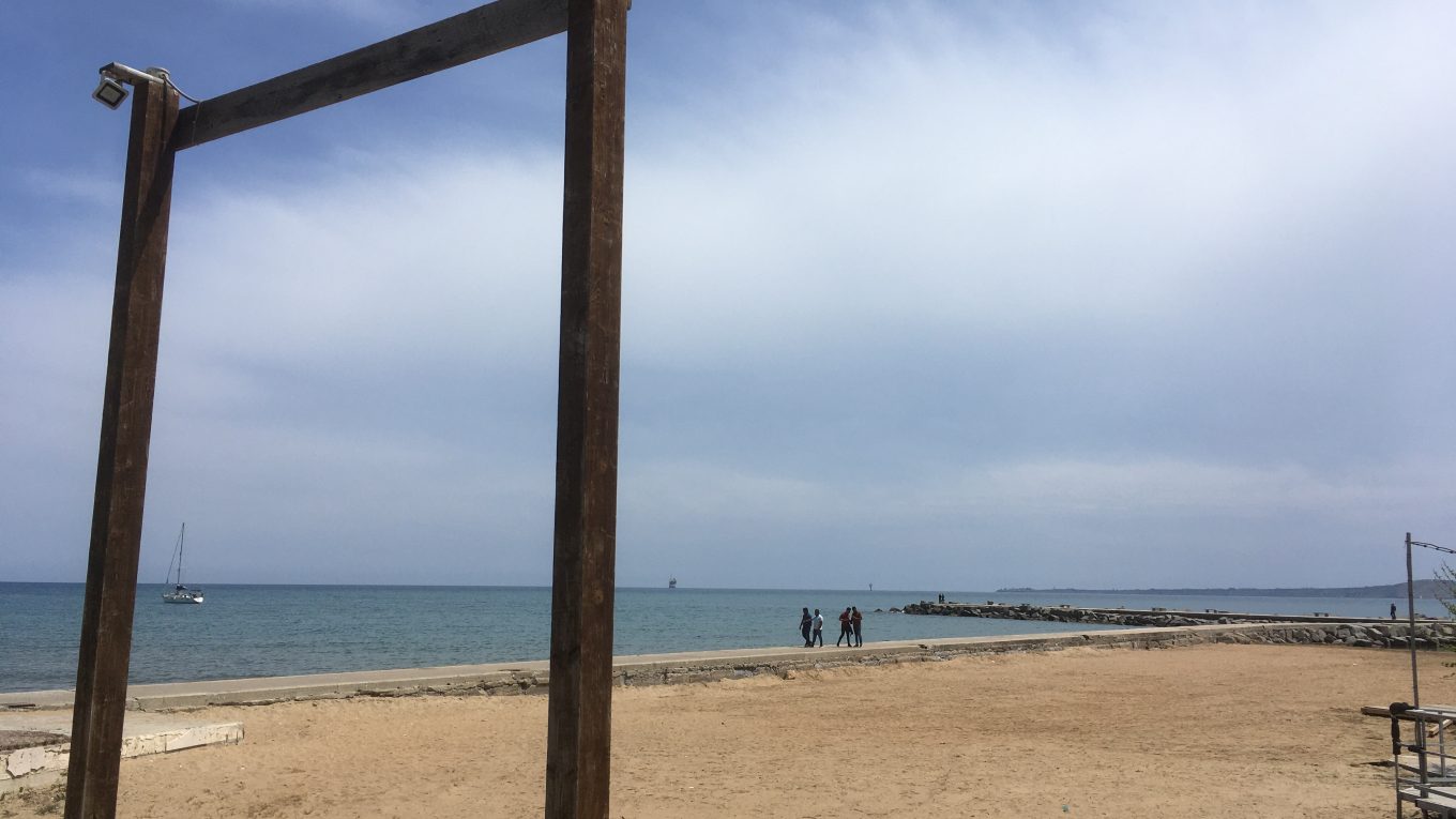 Lungomare di Crotone sul mare Ionio