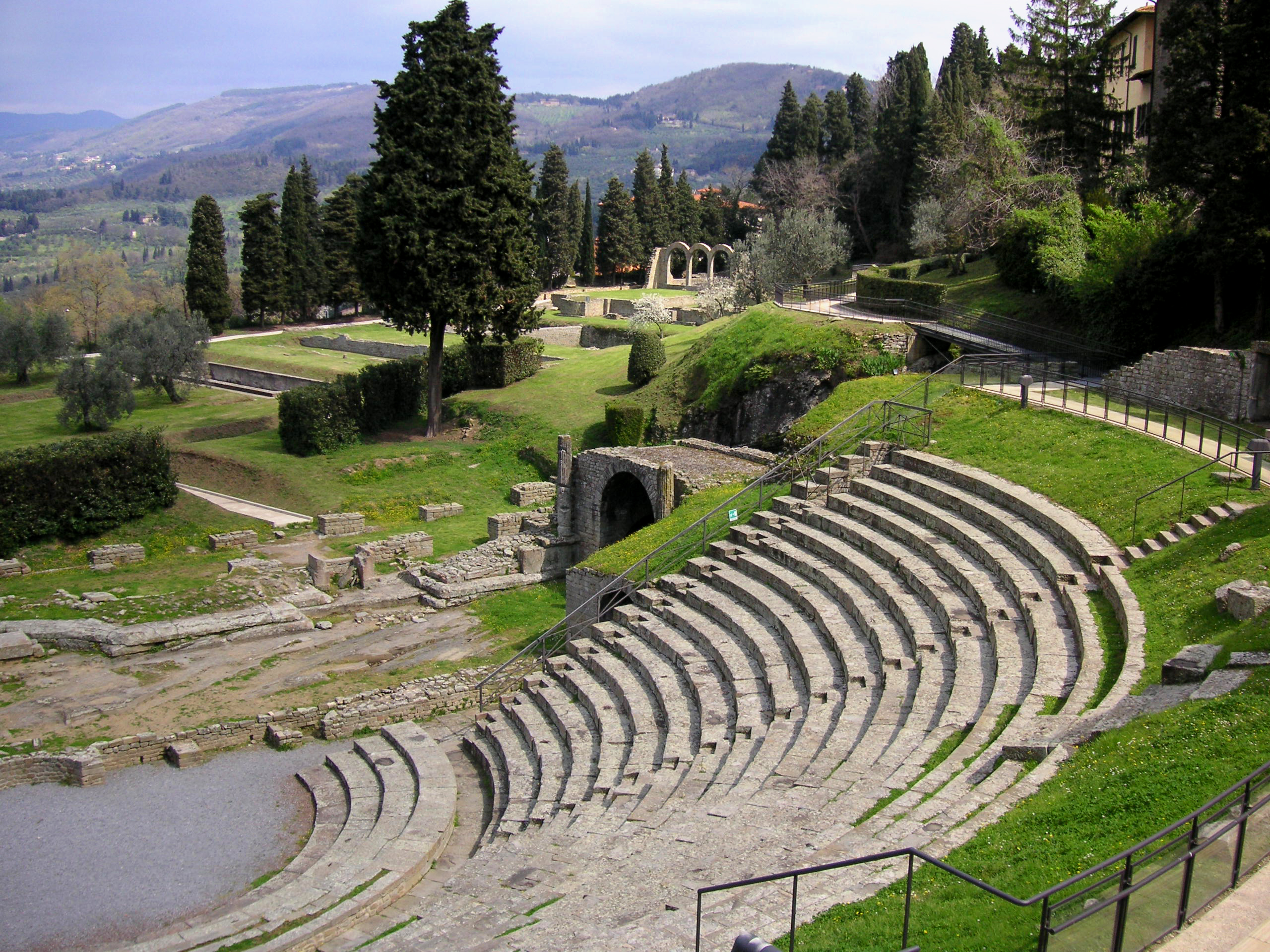 Area archeologica con teatro romano a Fiesole