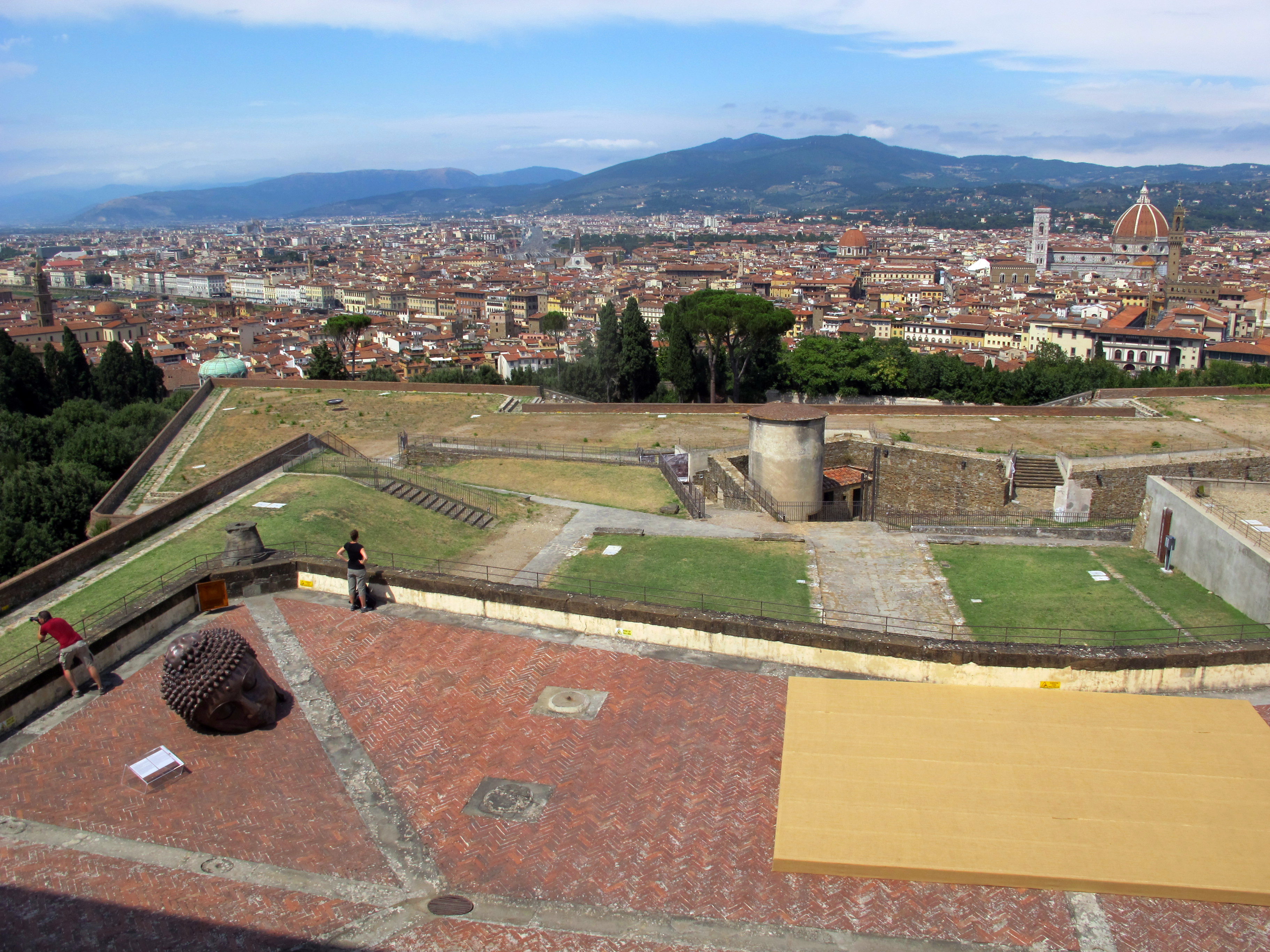 Vista di Firenze dalle terrazze del Forte Belvedere