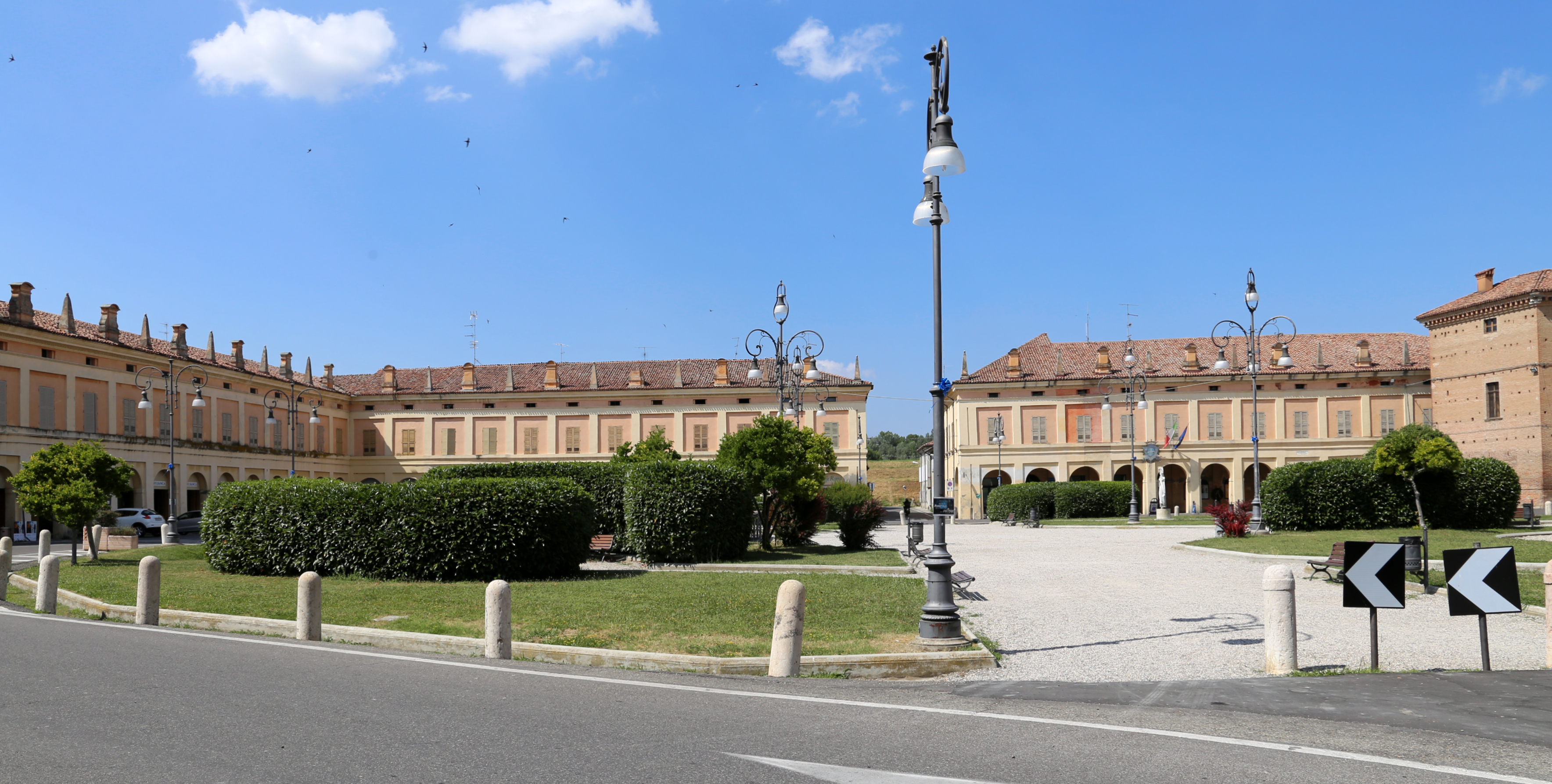 Piazza Bentivoglio a Gualtieri