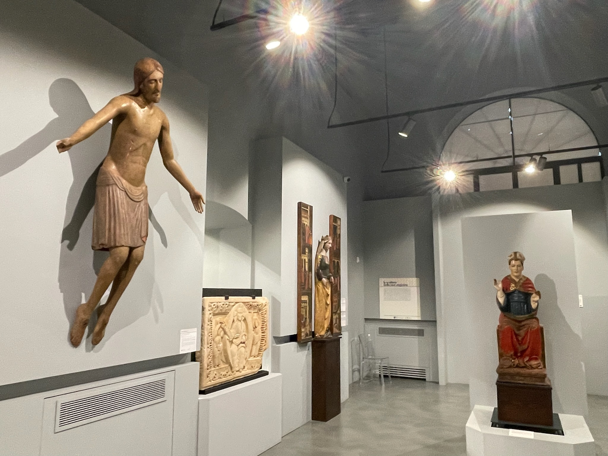 Sala del Museo nazionale d’Abruzzo al MuNDA dell’Aquila