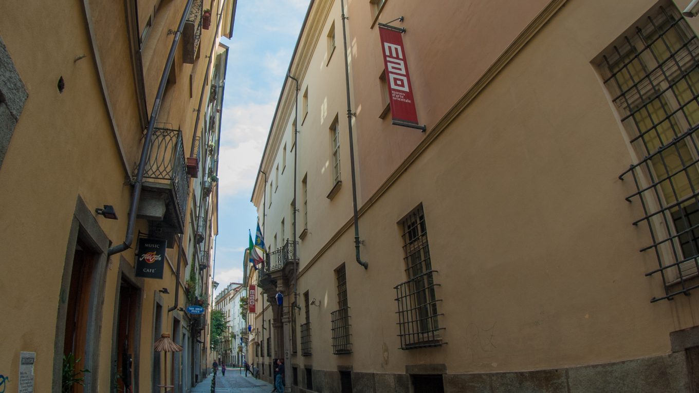 Ingresso del MAO Museo d’Arte Orientale di Torino