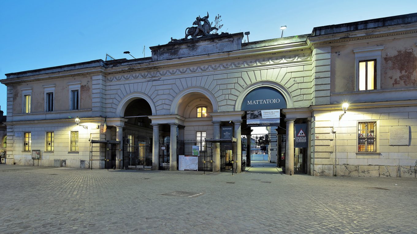 Facciata del Mattatoio di Roma a Testaccio