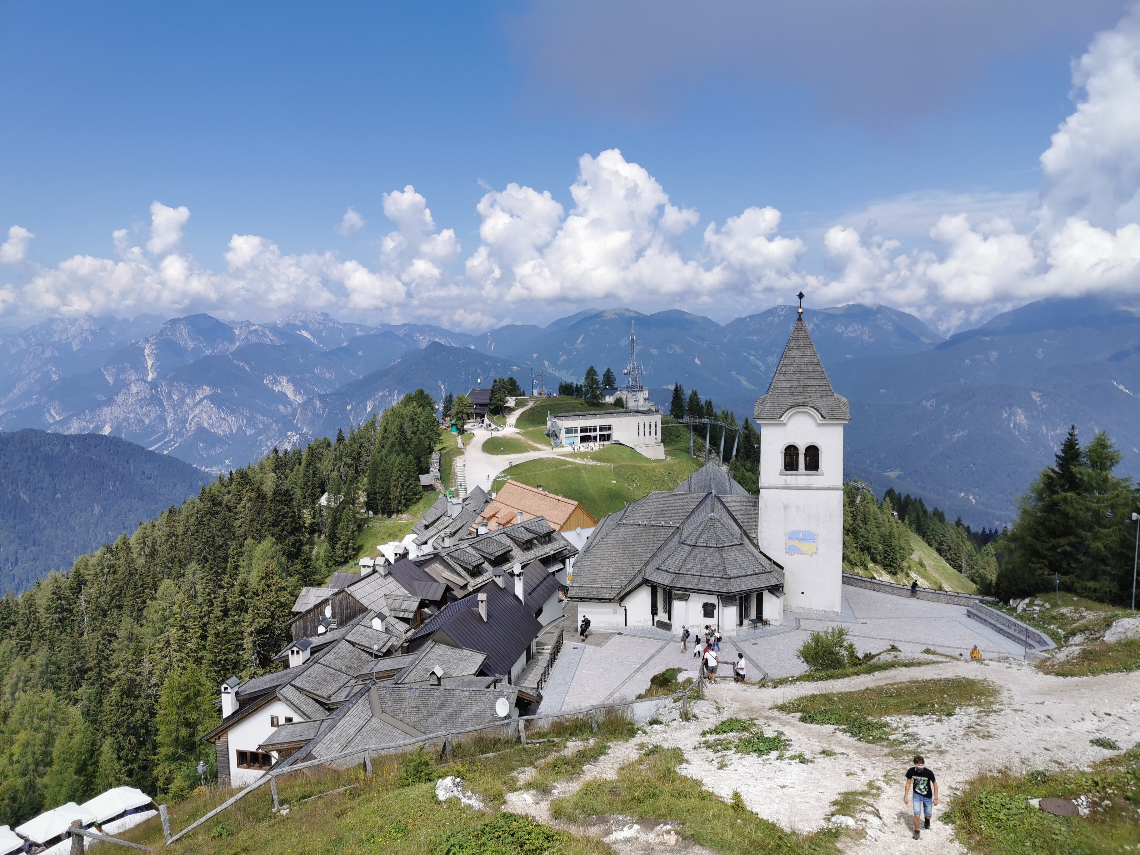 Veduta del Monte Lussari