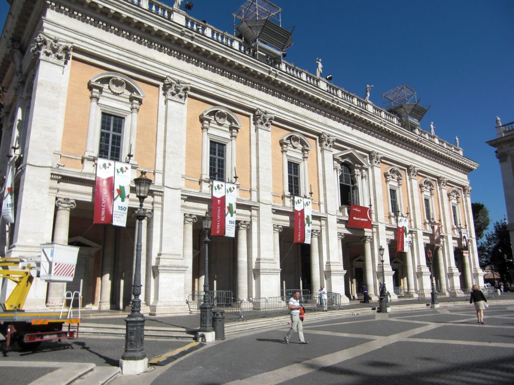 Palazzo dei Conservatori in Piazza del Campidoglio a Roma