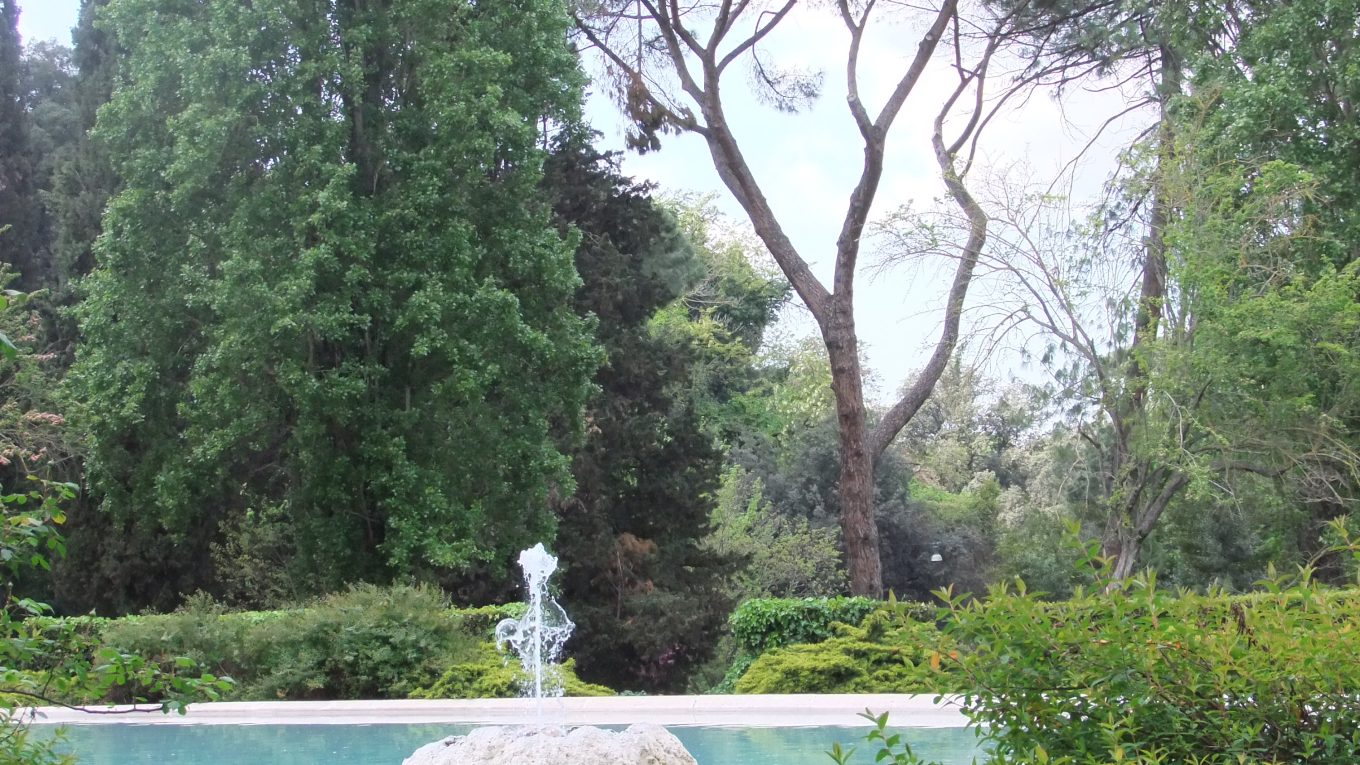 Giardini di Villa Borghese a Roma