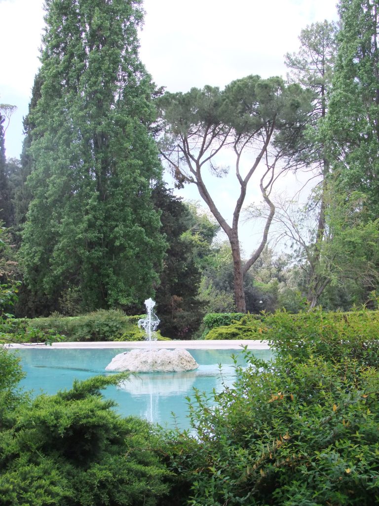 Giardini di Villa Borghese a Roma