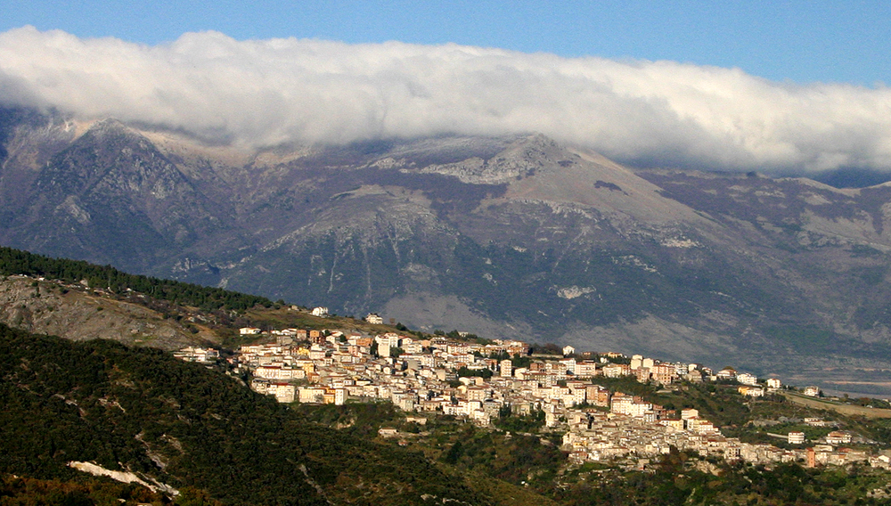 Saracena ai piedi del Pollino in Calabria