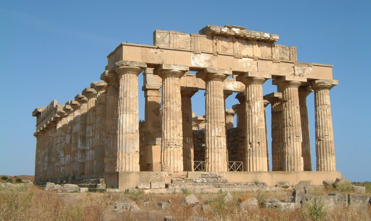 Tempio E nel Parco archeologico di Selinunte