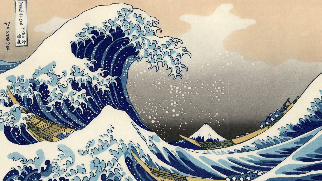 La grande onda presso Kanagawa di Katsushika Hokusai