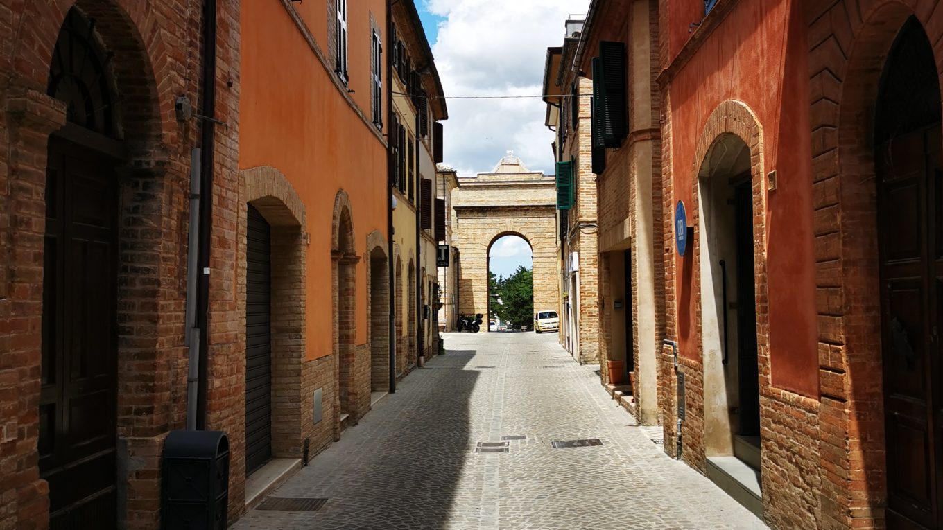 Veduta di Urbisaglia nelle Marche