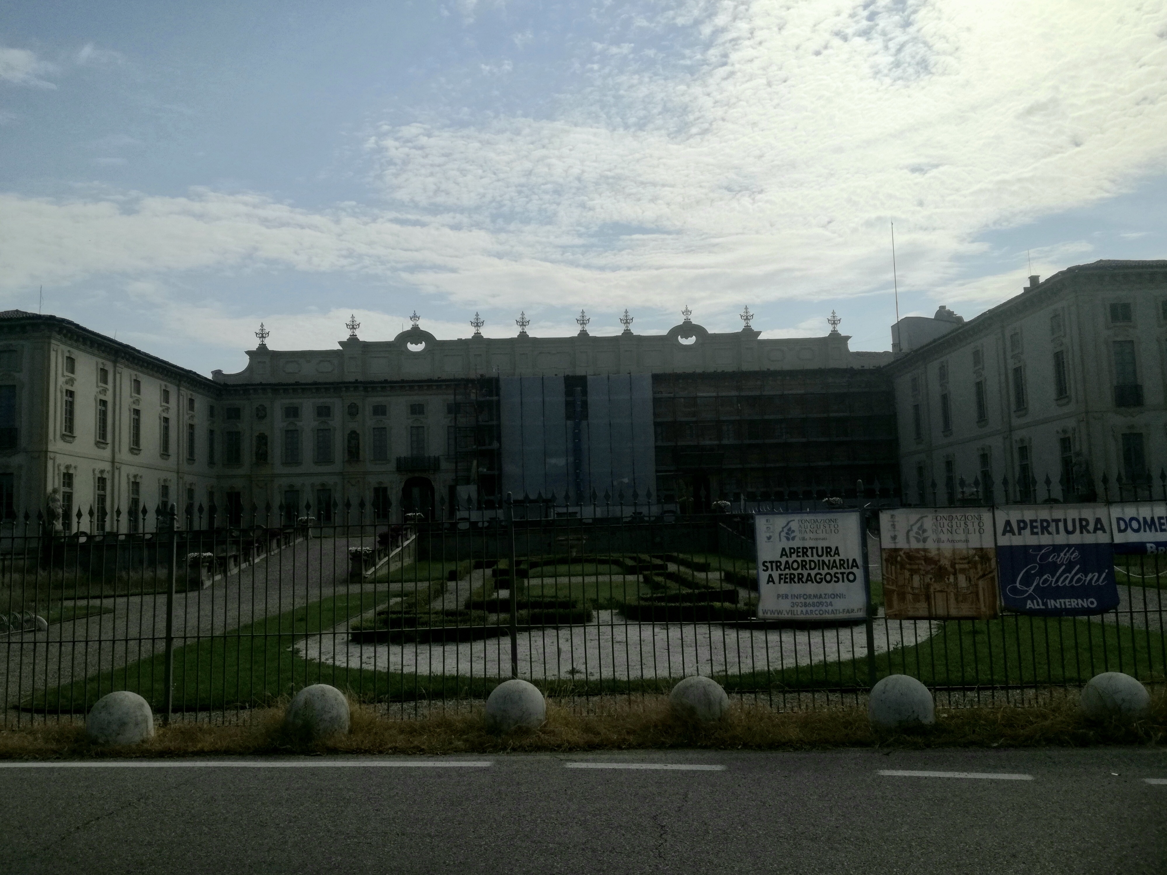 Villa Arconati a Castellazzo di Bollate vista nel 2020