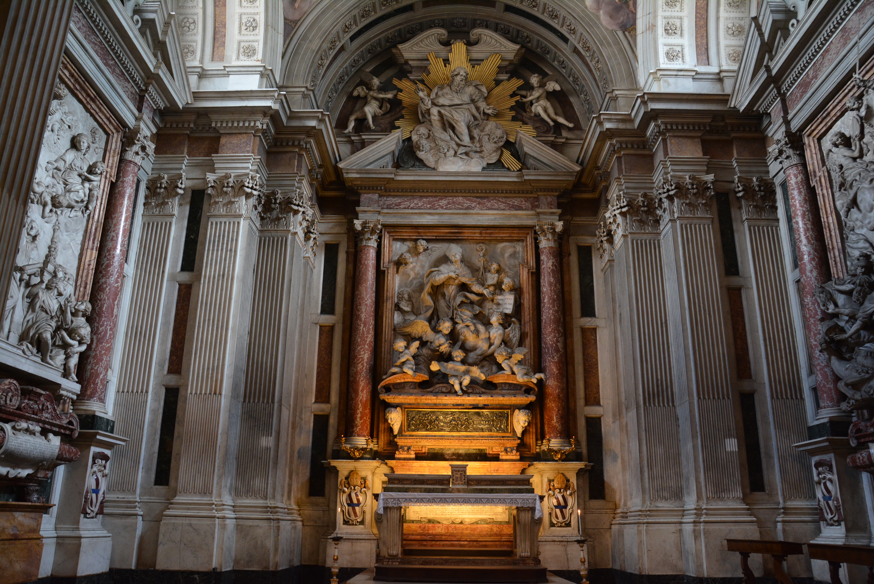 Interno della Basilica di Santa Maria del Carmine a Firenze