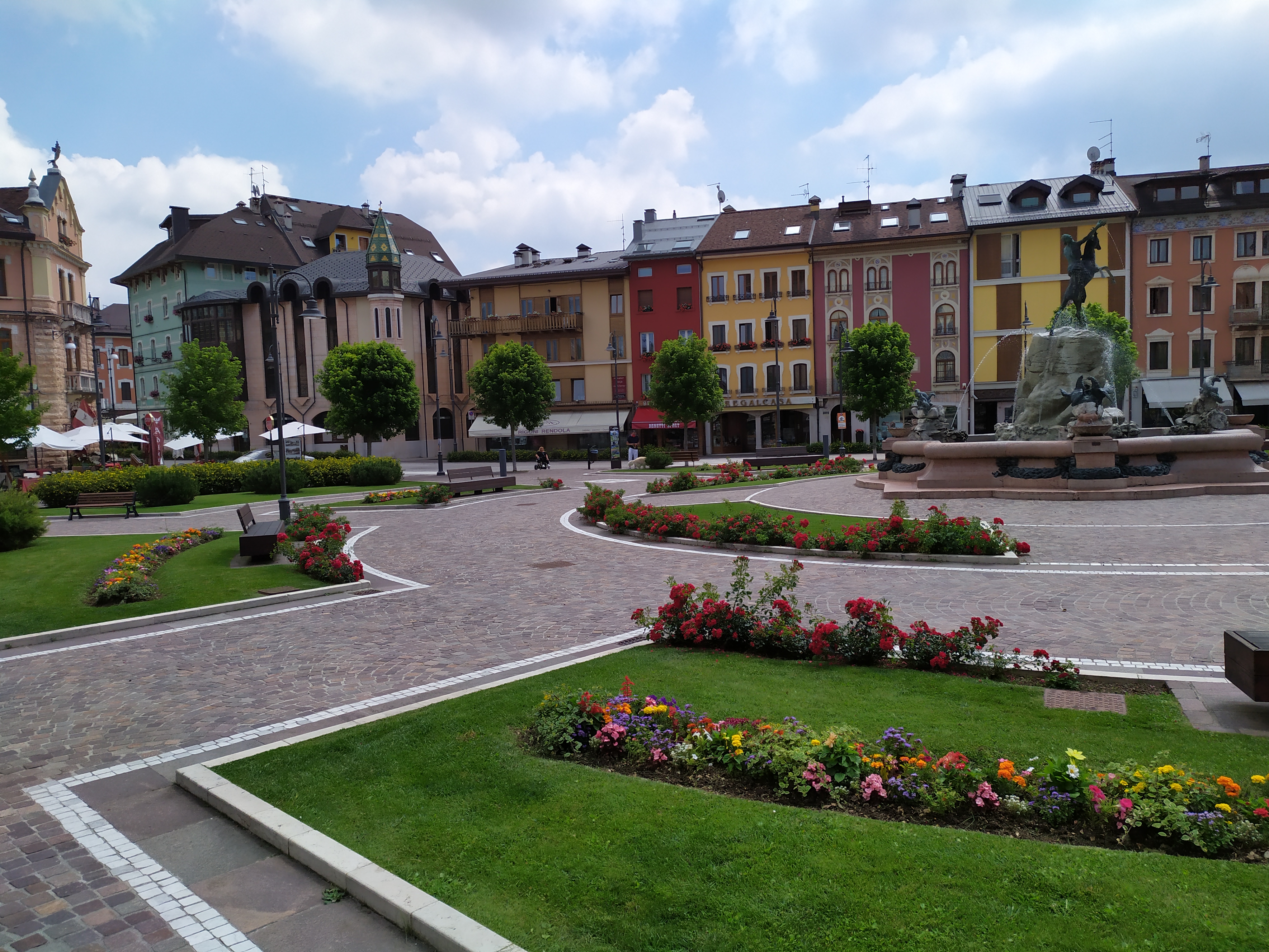 Piazza Carli ad Asiago