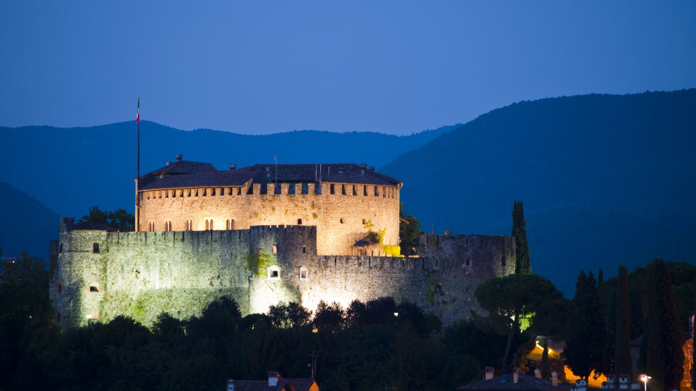 Castello di Gorizia al tramonto