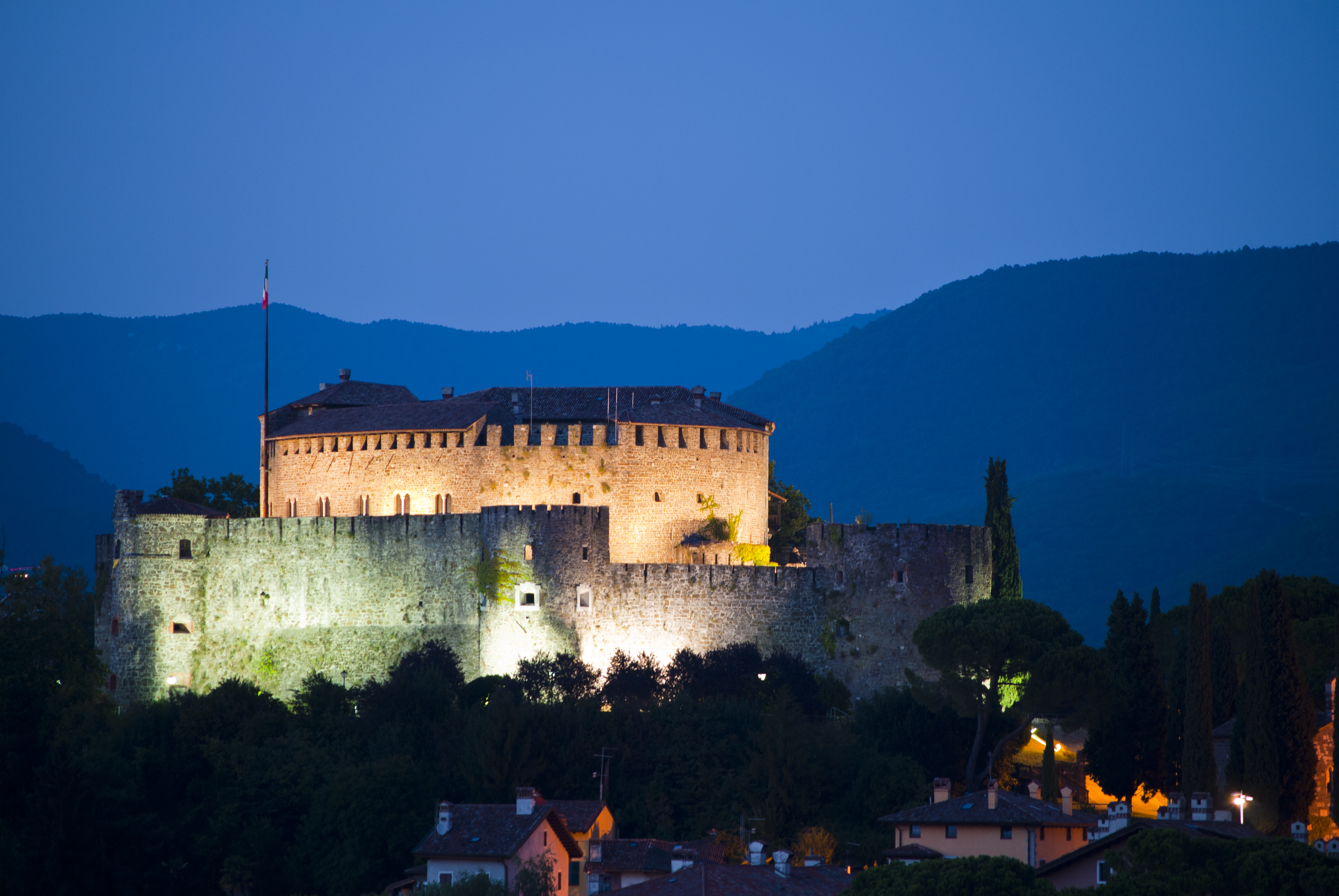 Castello di Gorizia al tramonto