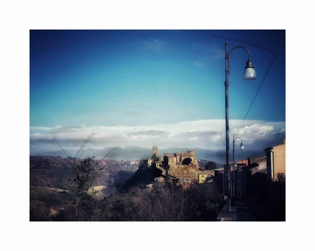 Veduta del borgo fantasma di Celleno