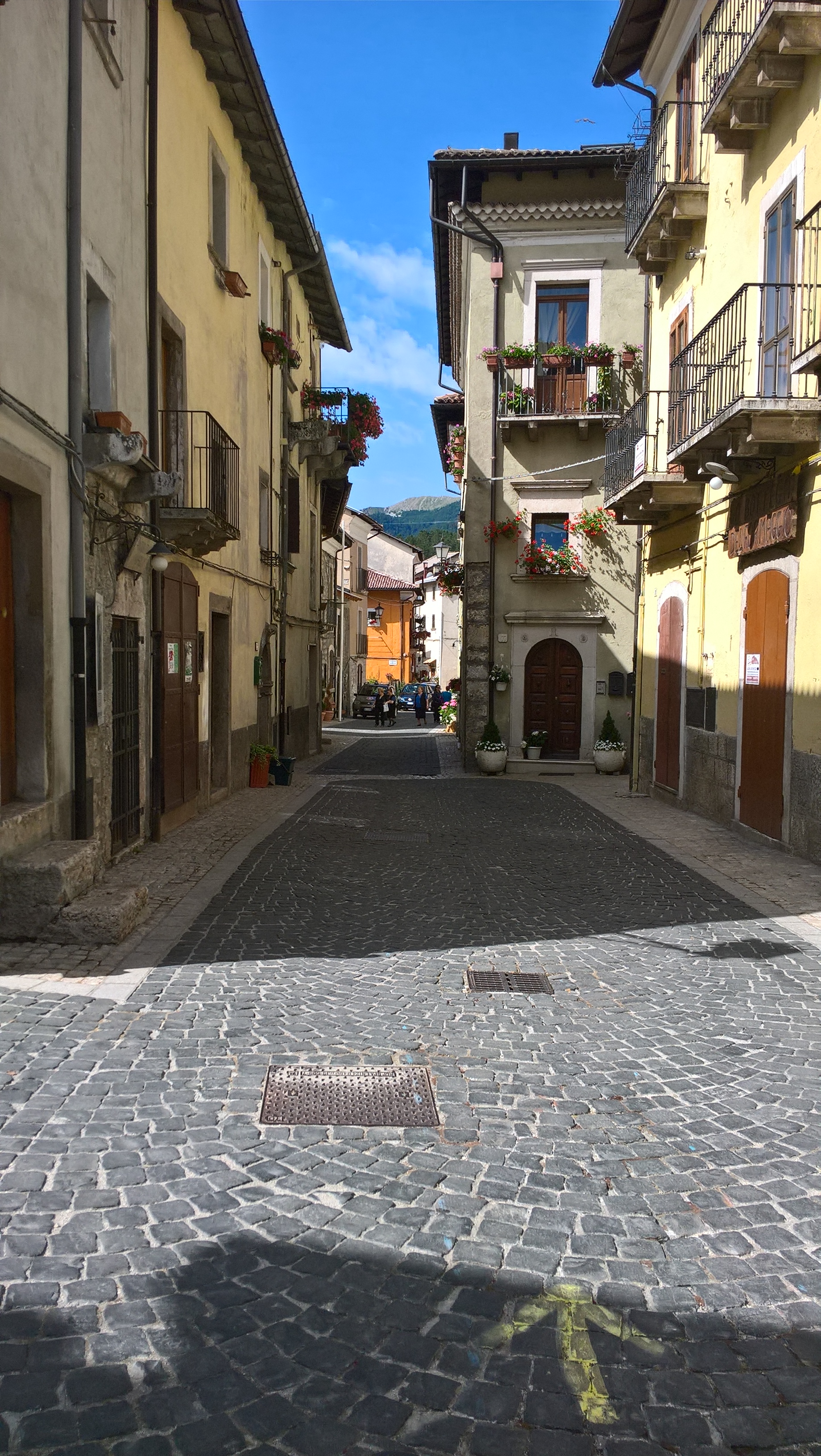Scorcio del centro storico di Pescasseroli