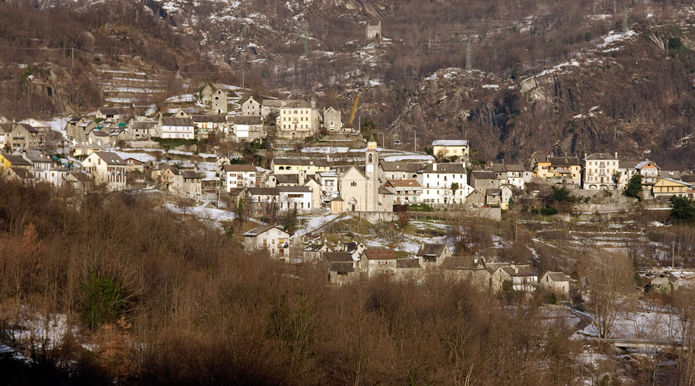 Panorama di Oira e Canova in Val d Ossola