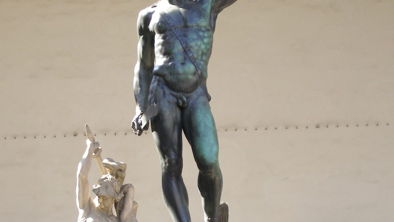Loggia dei Lanzi in Piazza della Signoria a Firenze