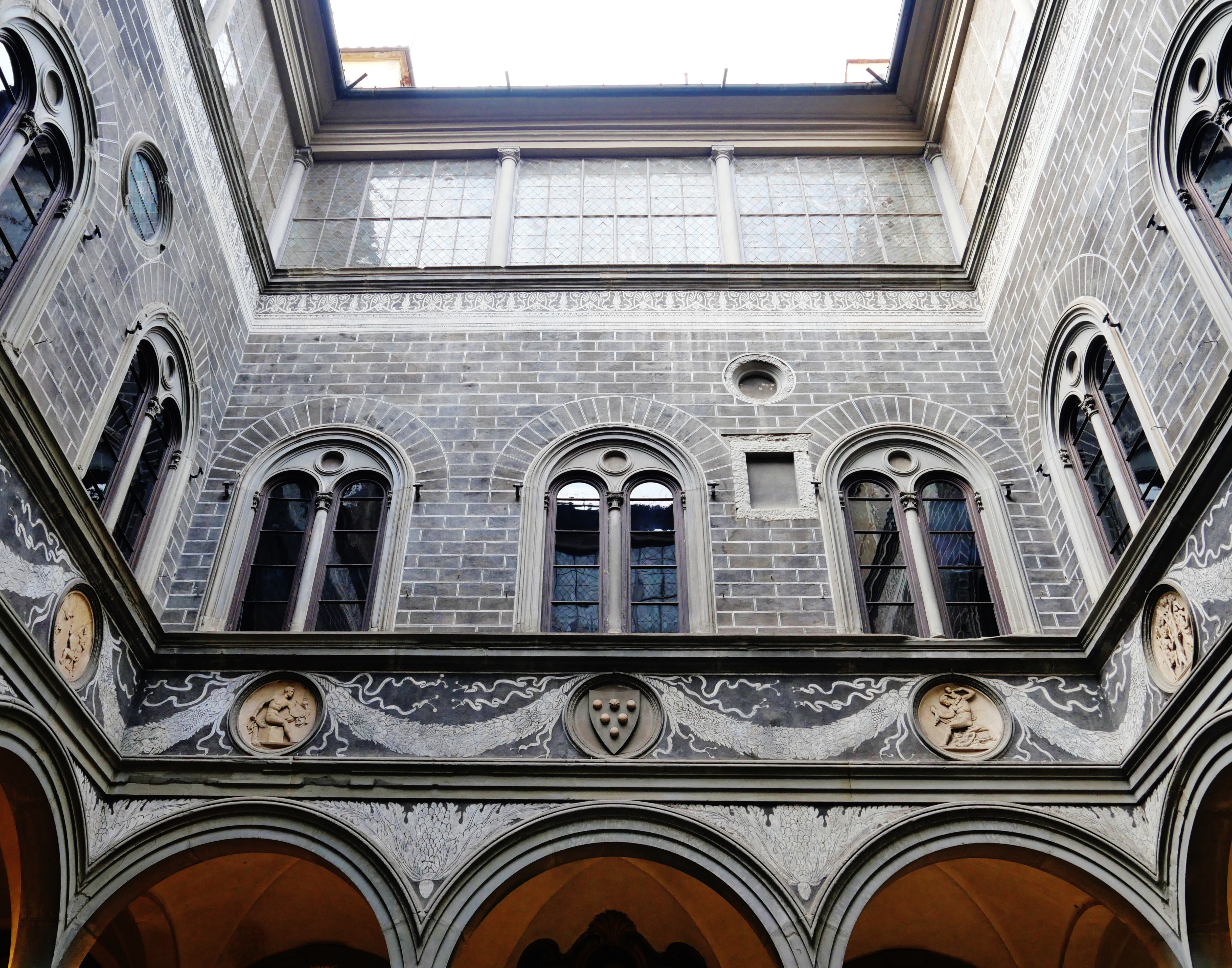 Cortile interno di Palazzo Medici Riccardi a Firenze