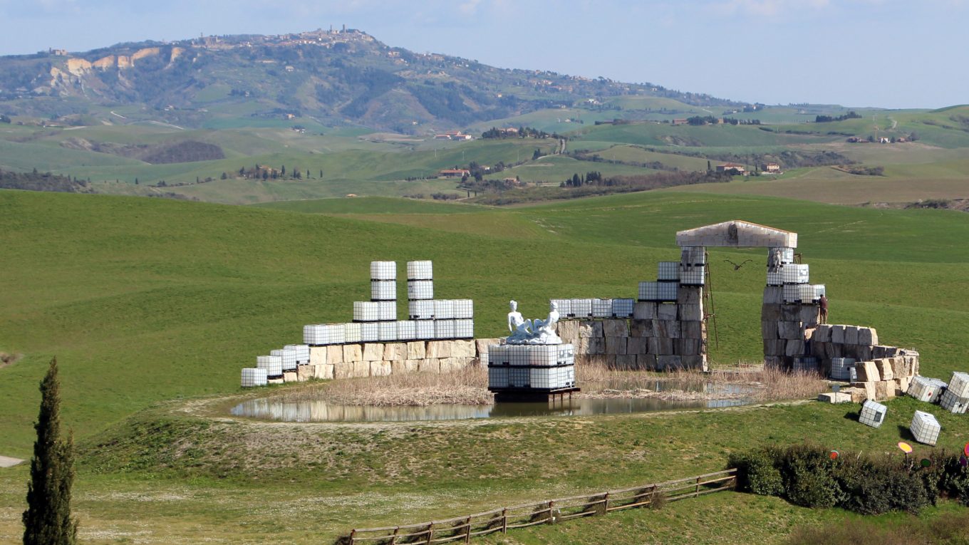 Teatro del Silenzio a Lajatico tra le colline toscane