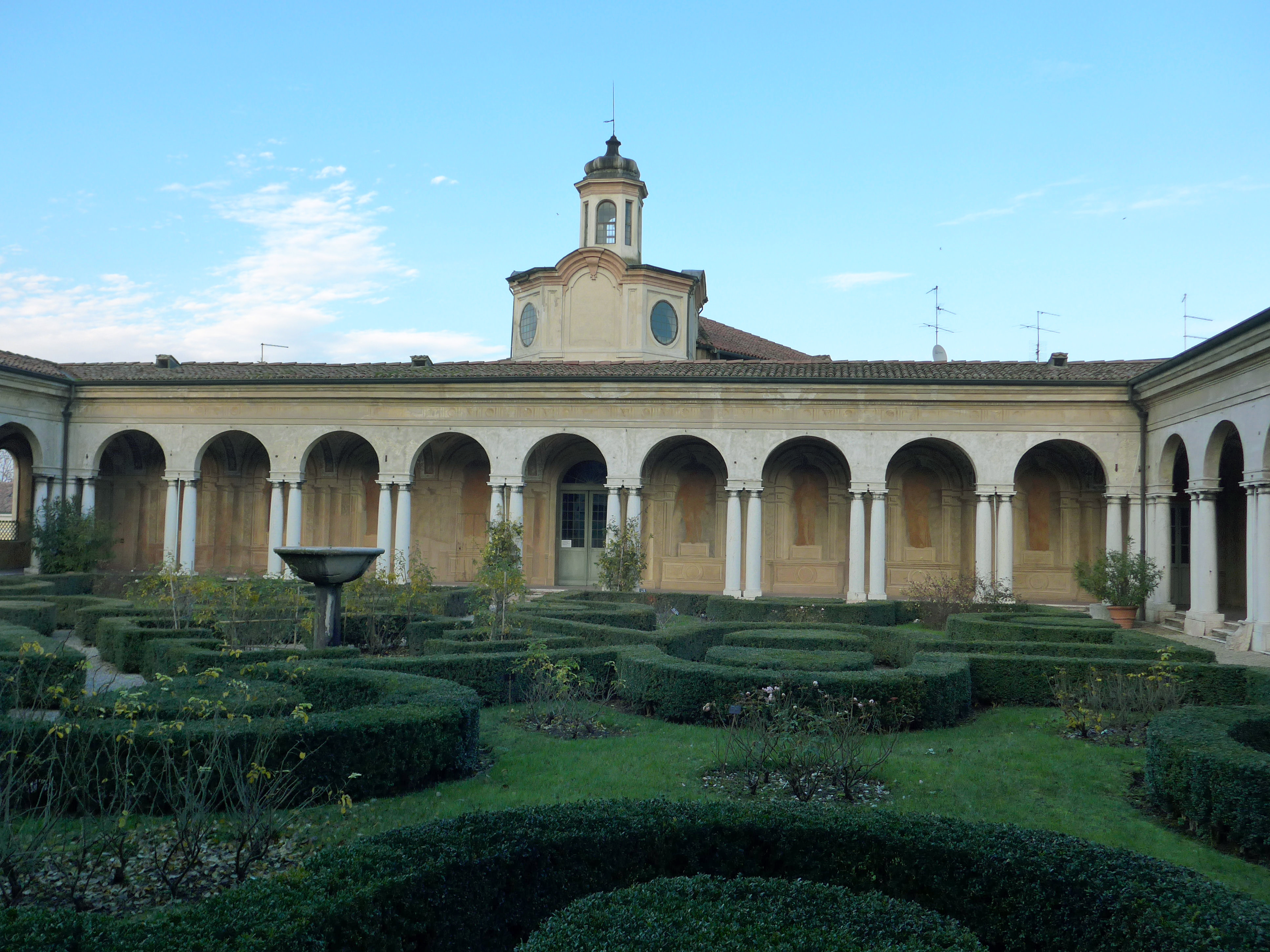 Giardino pensile di Palazzo Ducale a Mantova