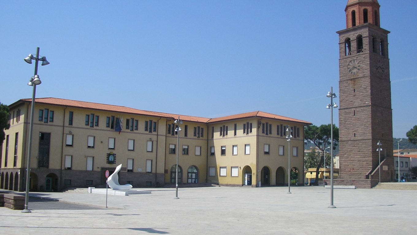 Piazza Roma a Carbonia