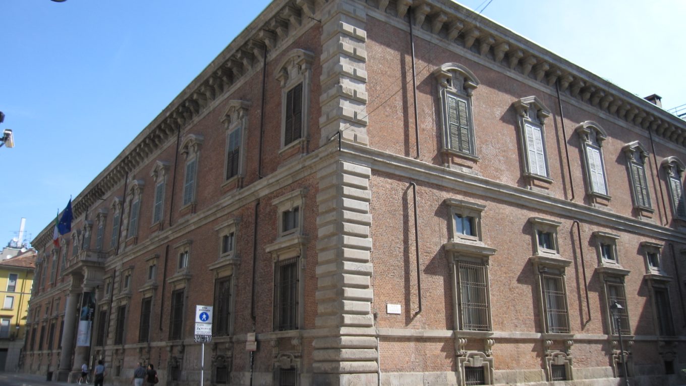 Esterno del Palazzo di Brera a Milano