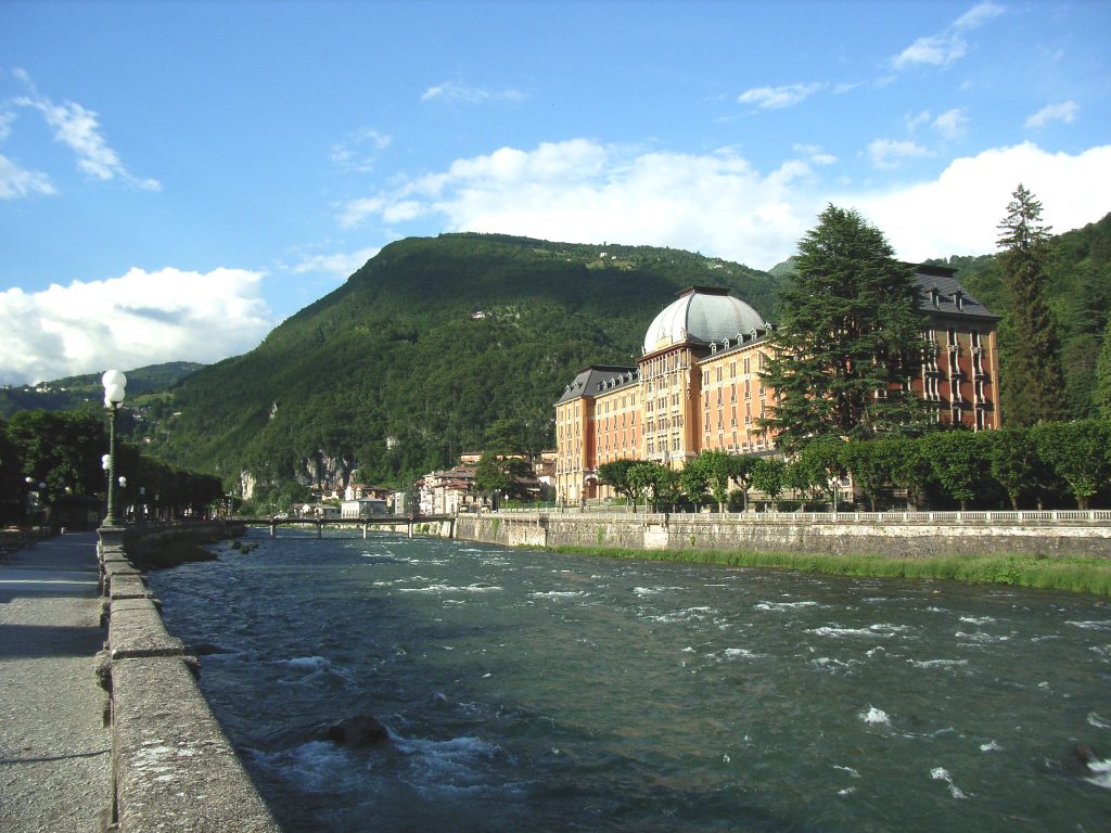 Panorama di San Pellegrino Terme in Val Brembana
