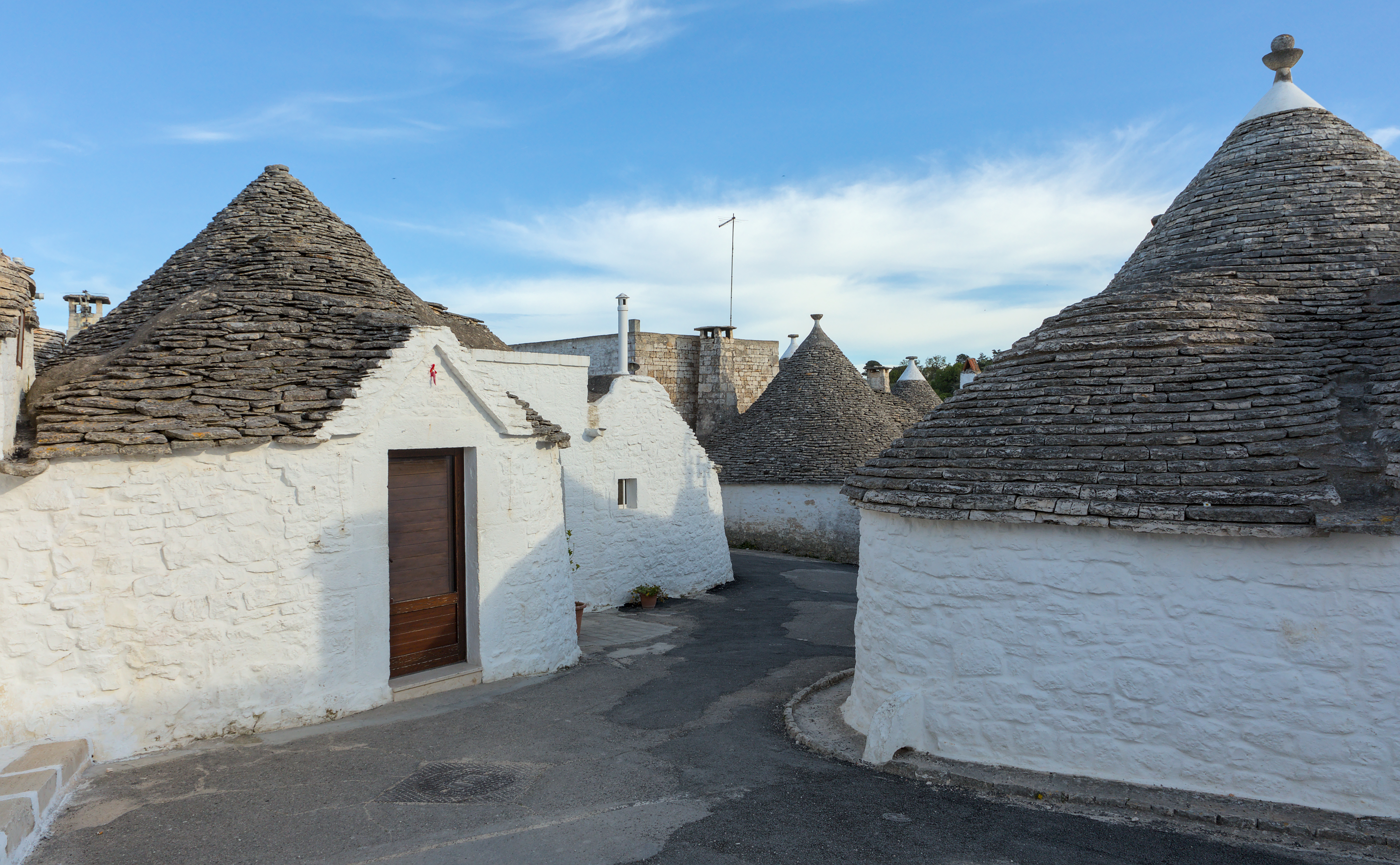 Trulli nel Rione Aia Piccola ad Alberobello