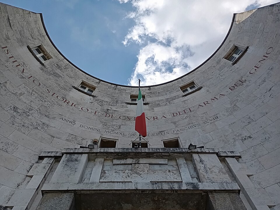 Facciata del Museo del Genio di Roma