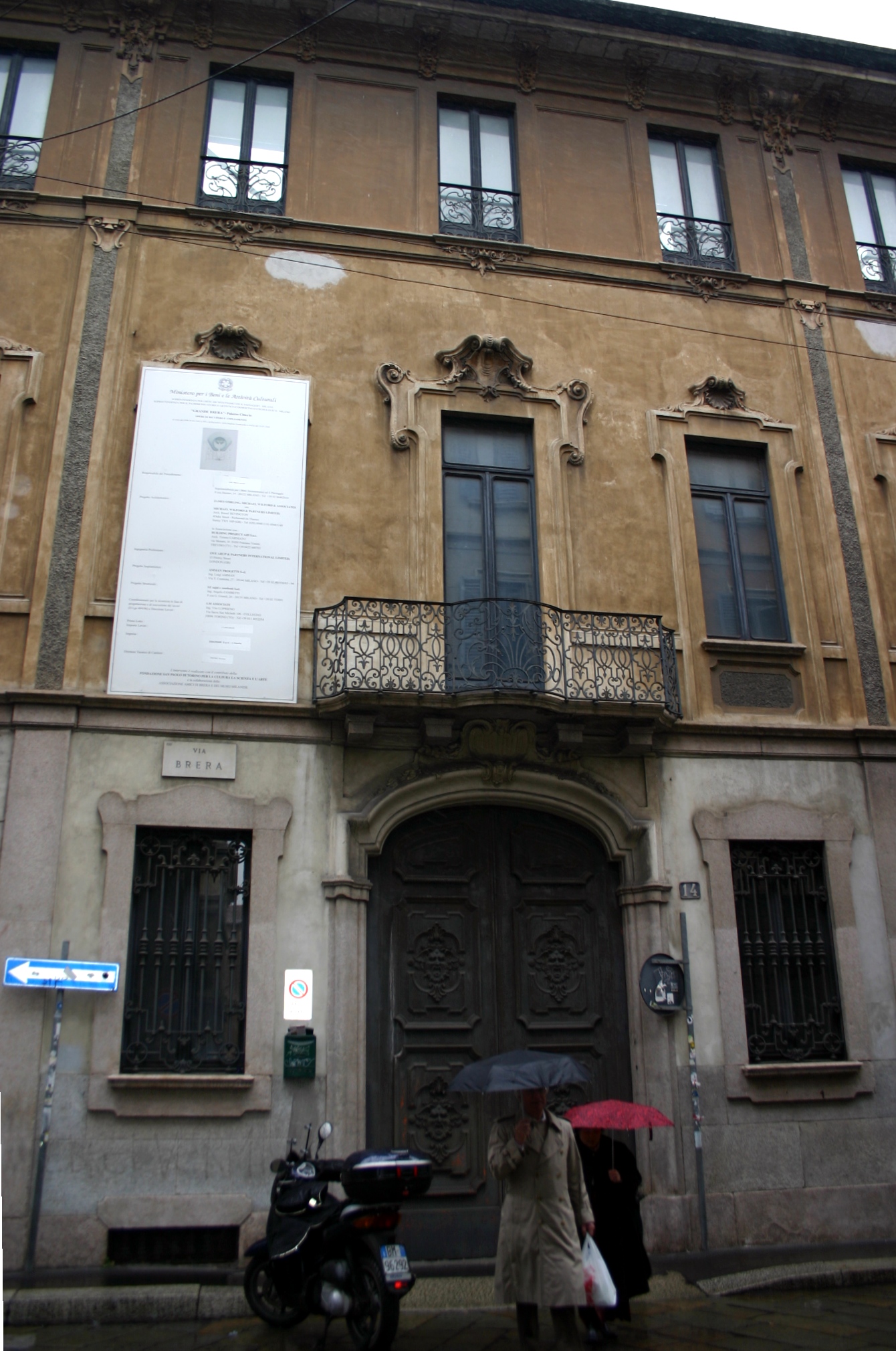 Palazzo Citterio in via Brera a Milano