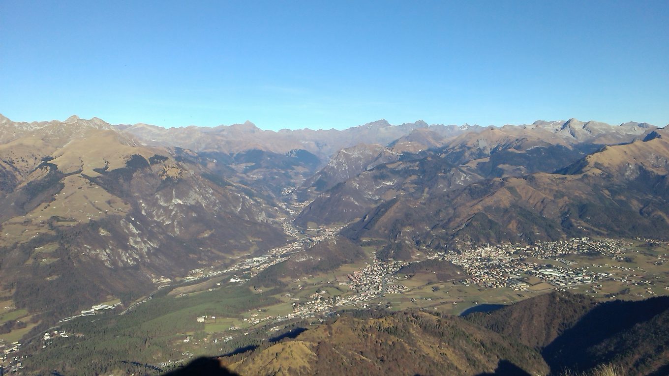 Alta Val Seriana vista verso Clusone