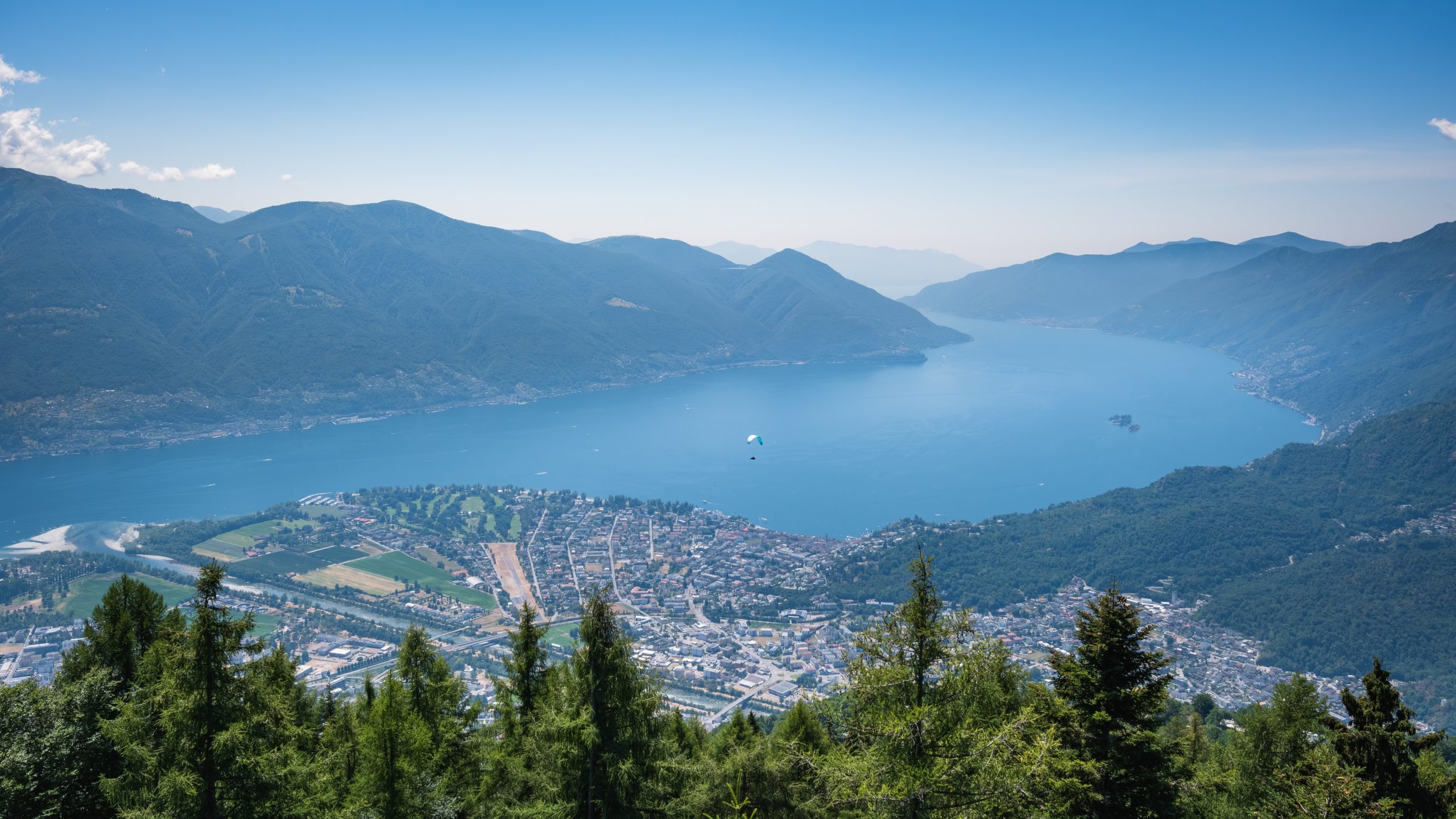 Lago Maggiore visto da Cardada sopra Locarno