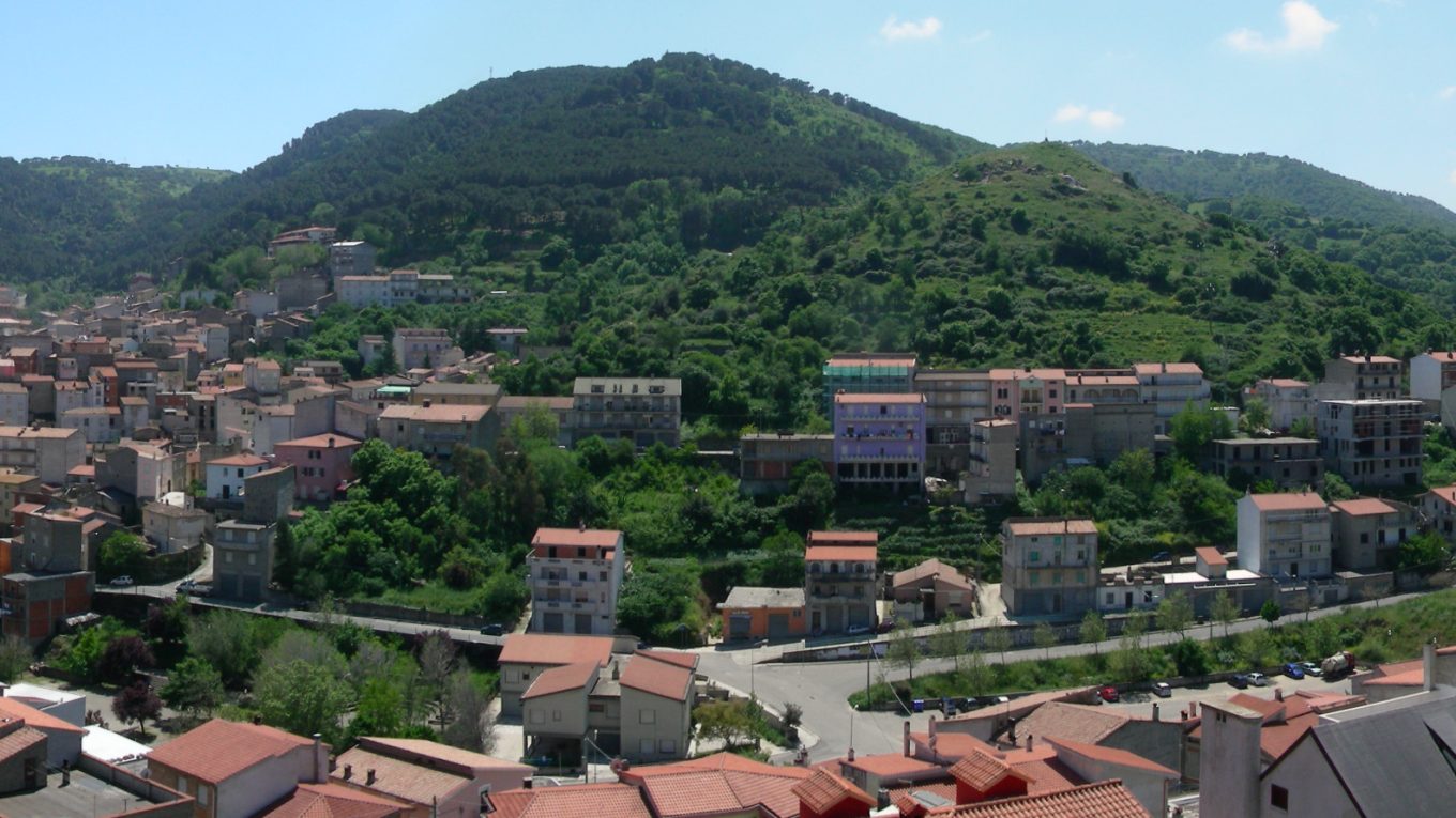 Panorama di Bitti in Barbagia