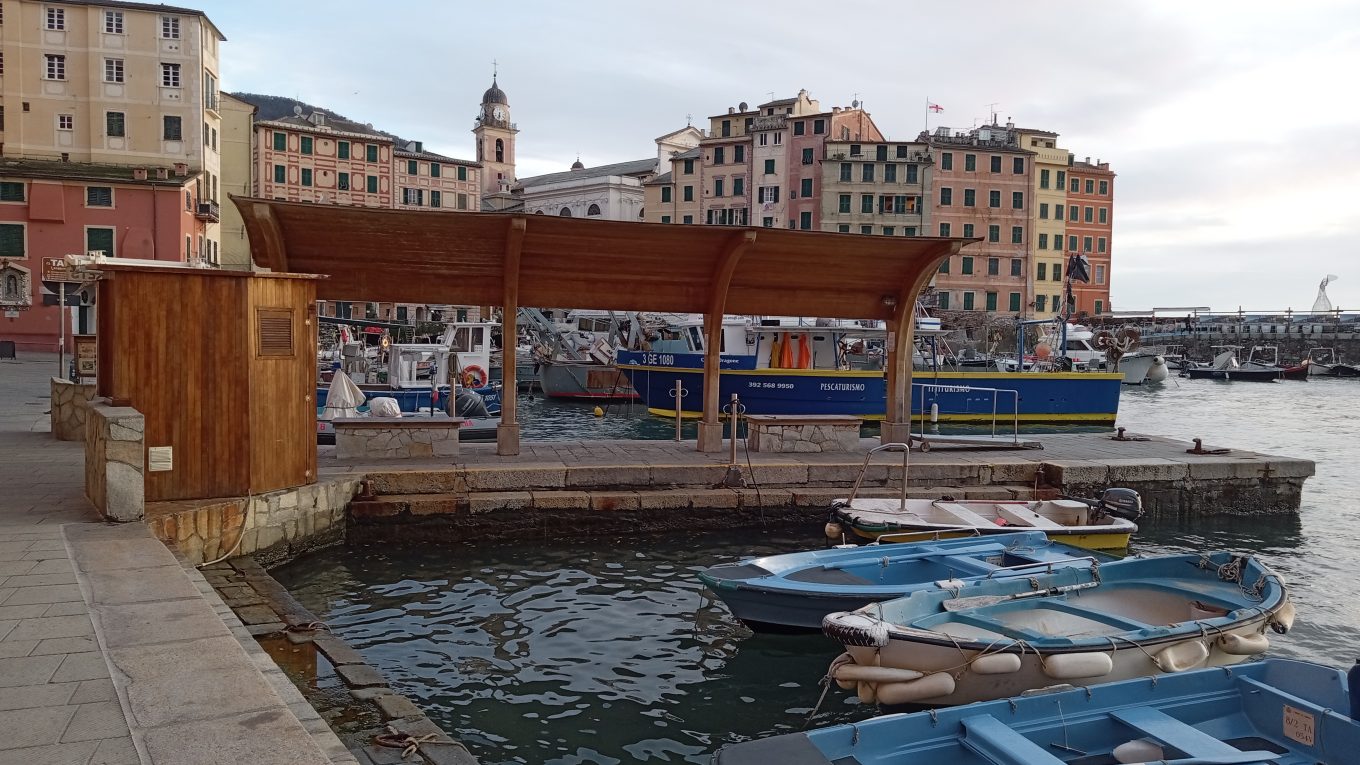 Porticciolo di Camogli visto dal mare