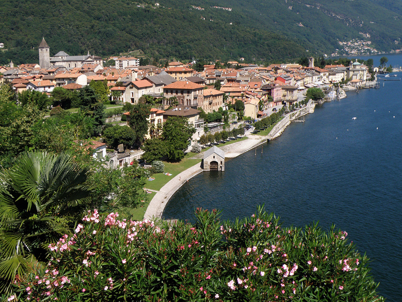 Panorama di Cannobio sul Lago Maggiore