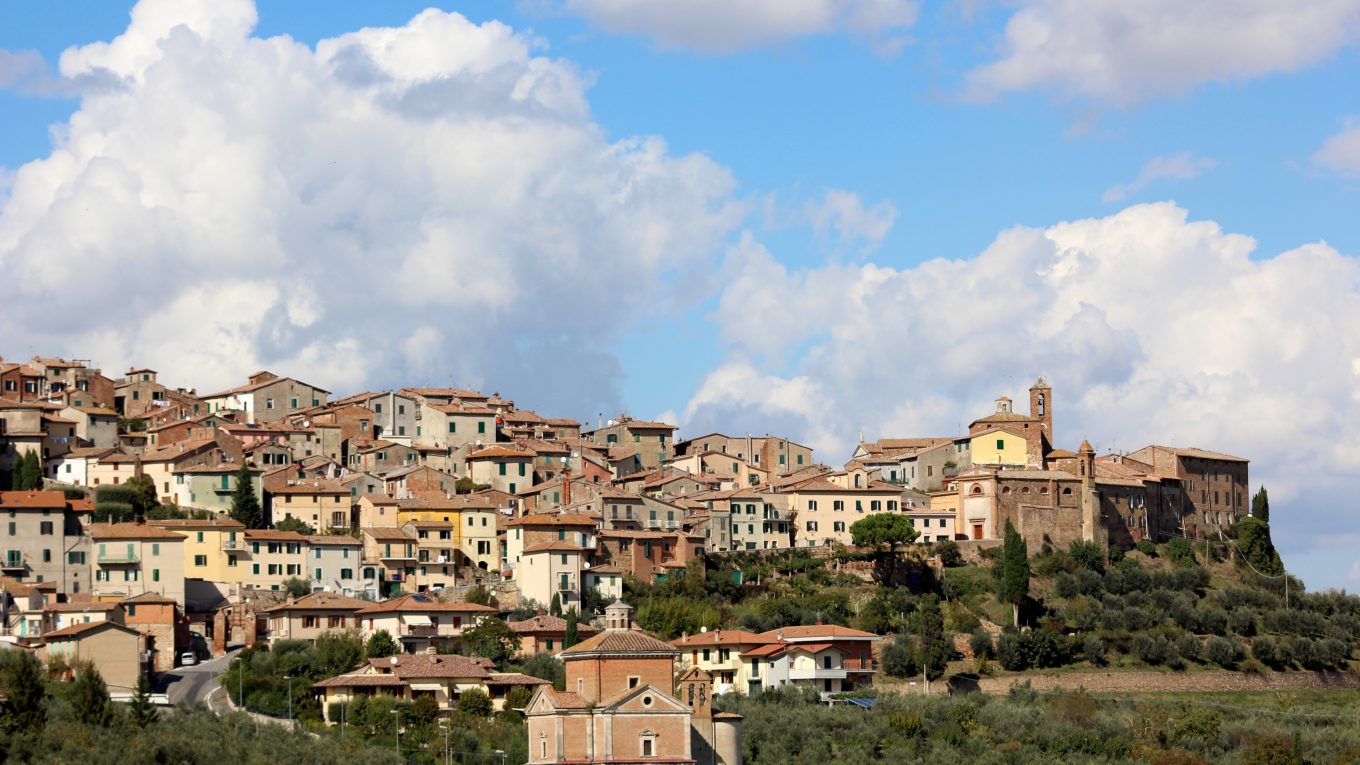 Panorama di Chianciano Terme in Toscana