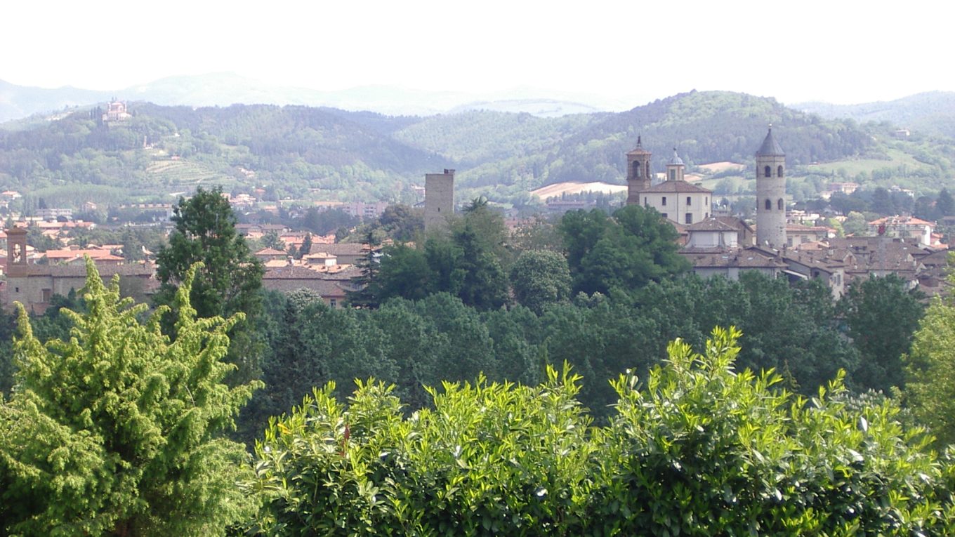 Panorama di Città di Castello in Umbria