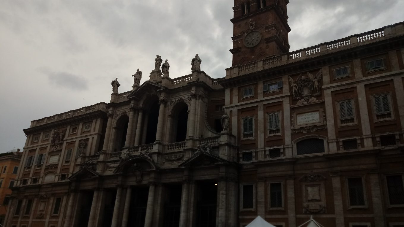 Facciata della Basilica di Santa Maria Maggiore a Roma