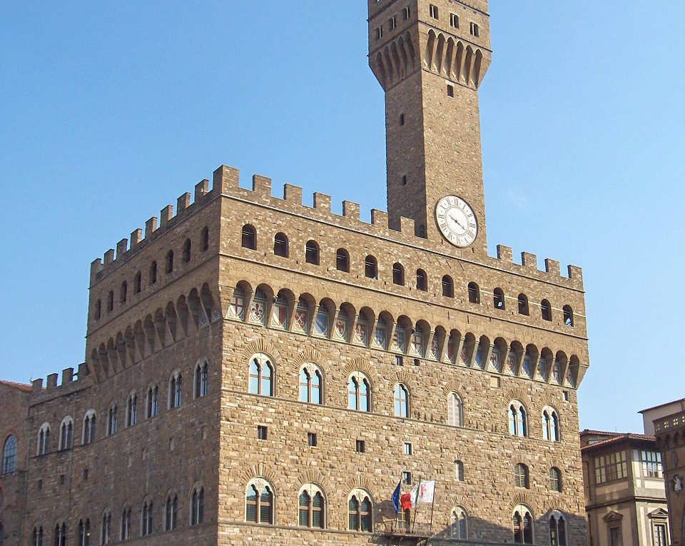 Palazzo Vecchio a Firenze in Piazza della Signoria