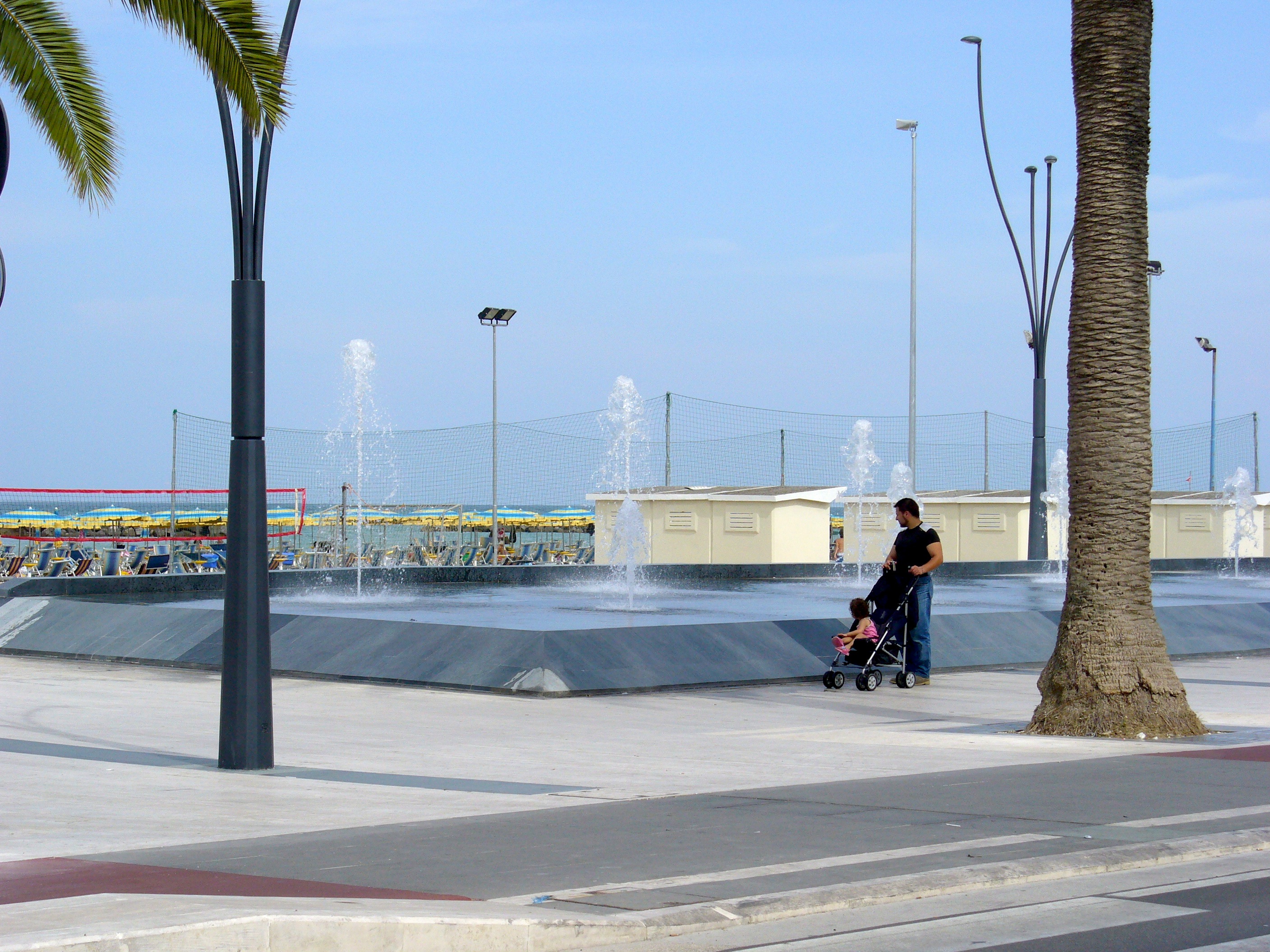 Fontane sul lungomare Roma di Roseto degli Abruzzi