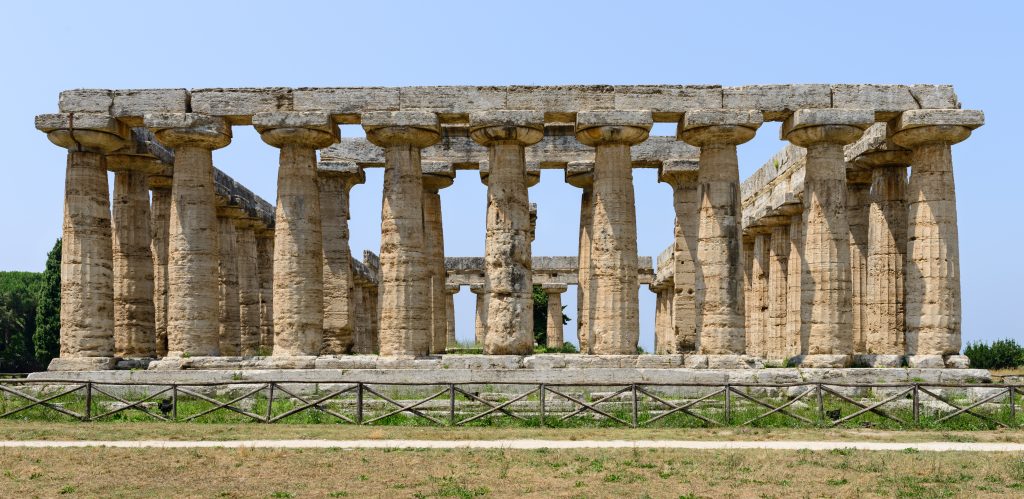 Primo tempio di Hera nel Parco archeologico di Paestum